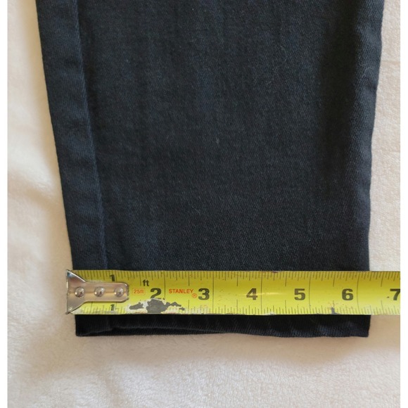 Cherokee Stretch Black Denim Jeans Womens Size 16x29 Straight Leg Casual - Picture 5 of 9